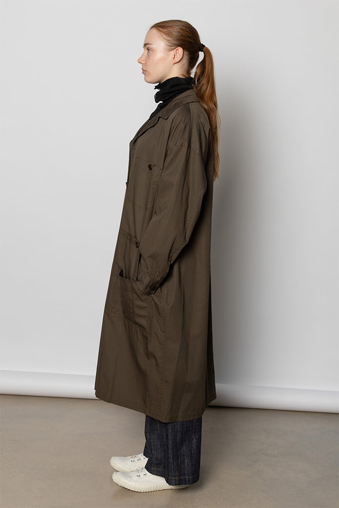 5 Pocket Dress Coat - Khaki