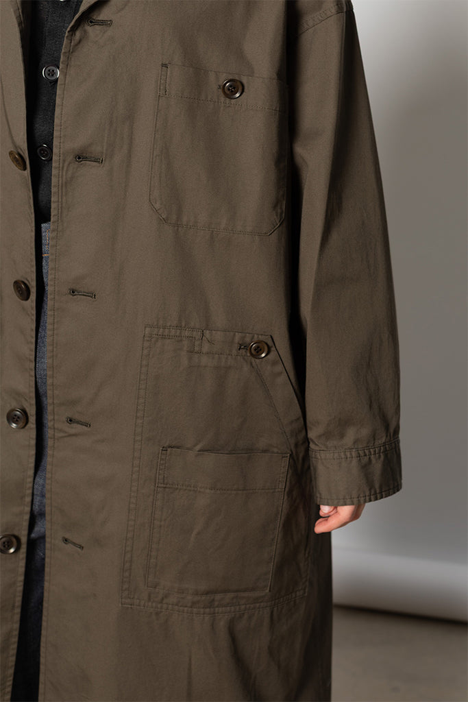 5 Pocket Dress Coat - Khaki