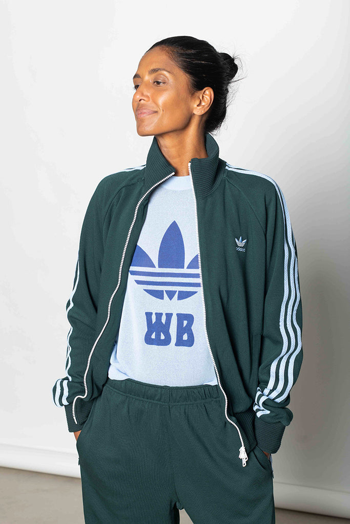 80's Track Jacket - Green Night