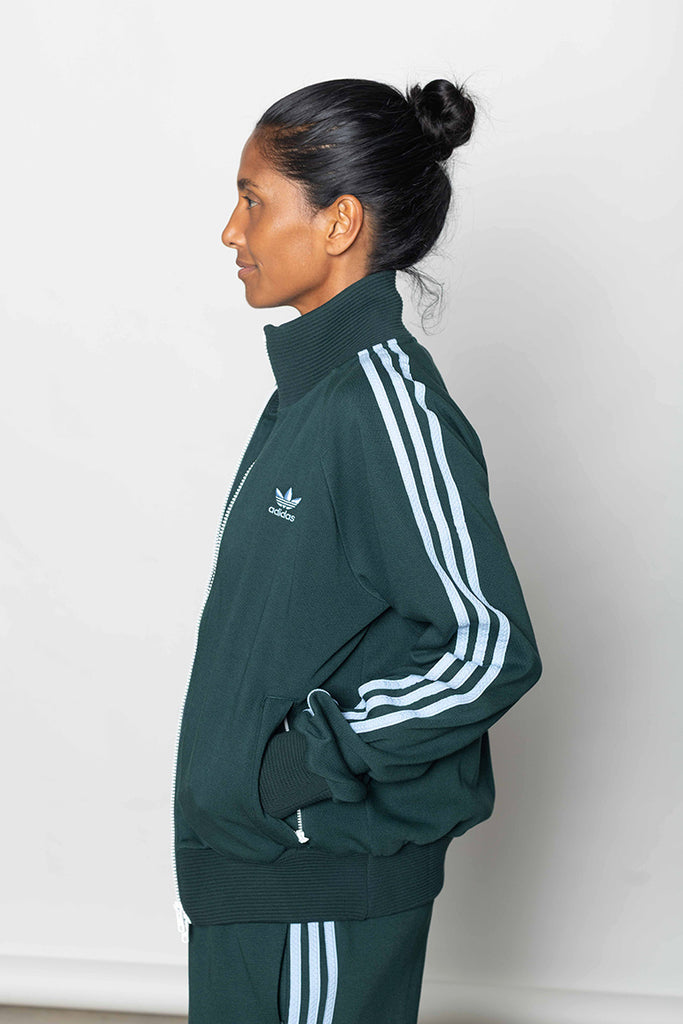 80's Track Jacket - Green Night