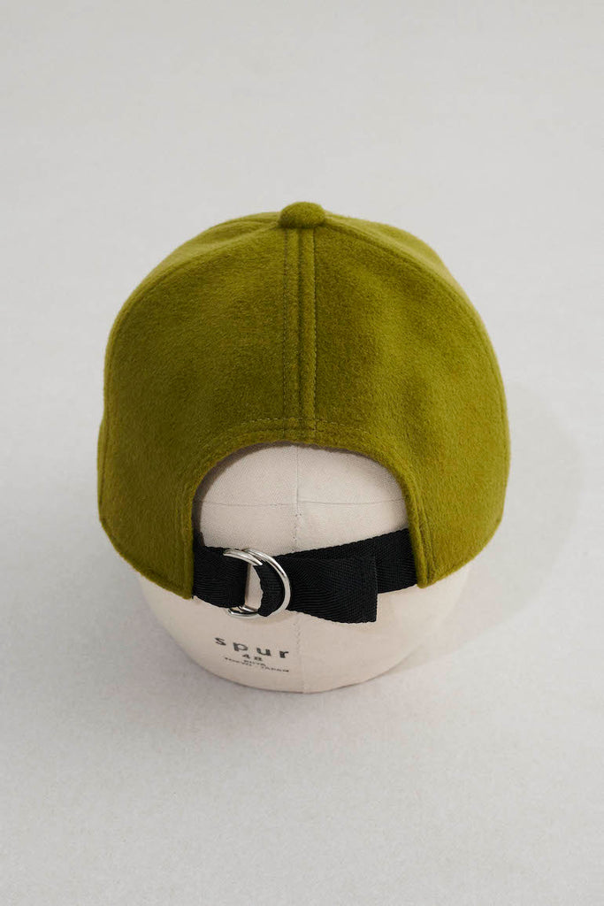 Arata Wool Cashmere Baseball Cap - Khaki