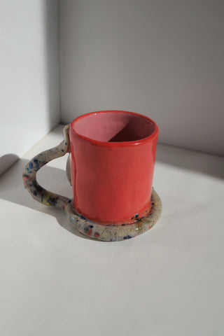 Snake Cup - Red/Pink/Speckle