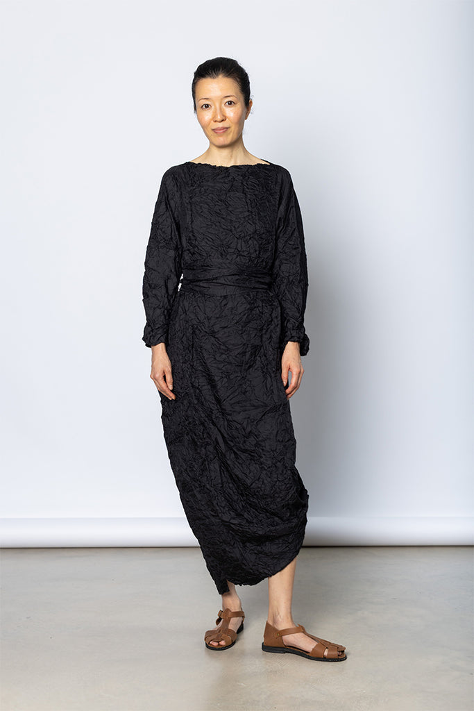 Abito Dress Lunedi Dritto Lavato - Black