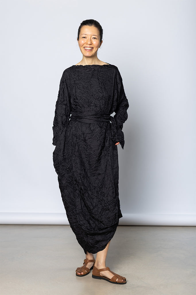 Abito Dress Lunedi Dritto Lavato - Black