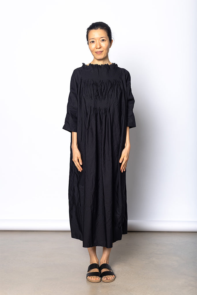 Abito Dress Plit Lavato - Black