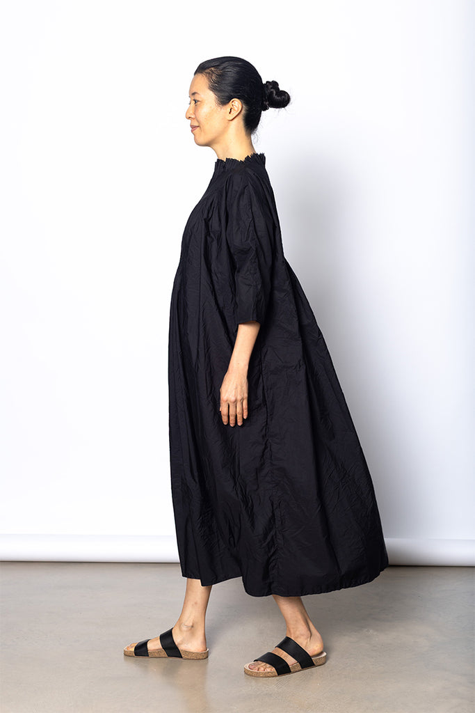 Abito Dress Plit Lavato - Black
