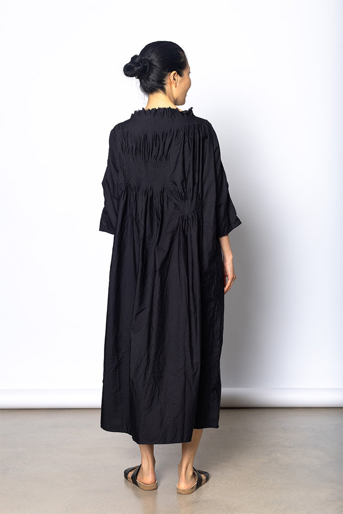 Abito Dress Plit Lavato - Black