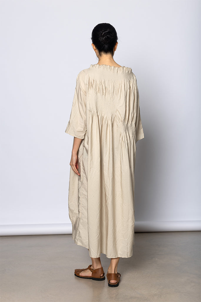 Abito Dress Plit Lavato - Light Natural