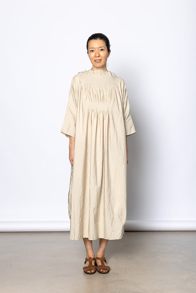 Abito Dress Plit Lavato - Light Natural