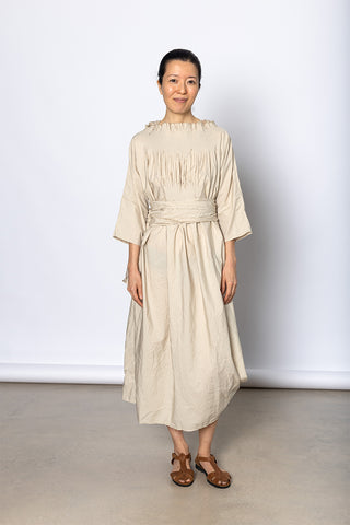 Abito Dress Plit Lavato - Light Natural