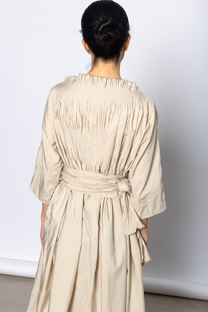Abito Dress Plit Lavato - Light Natural