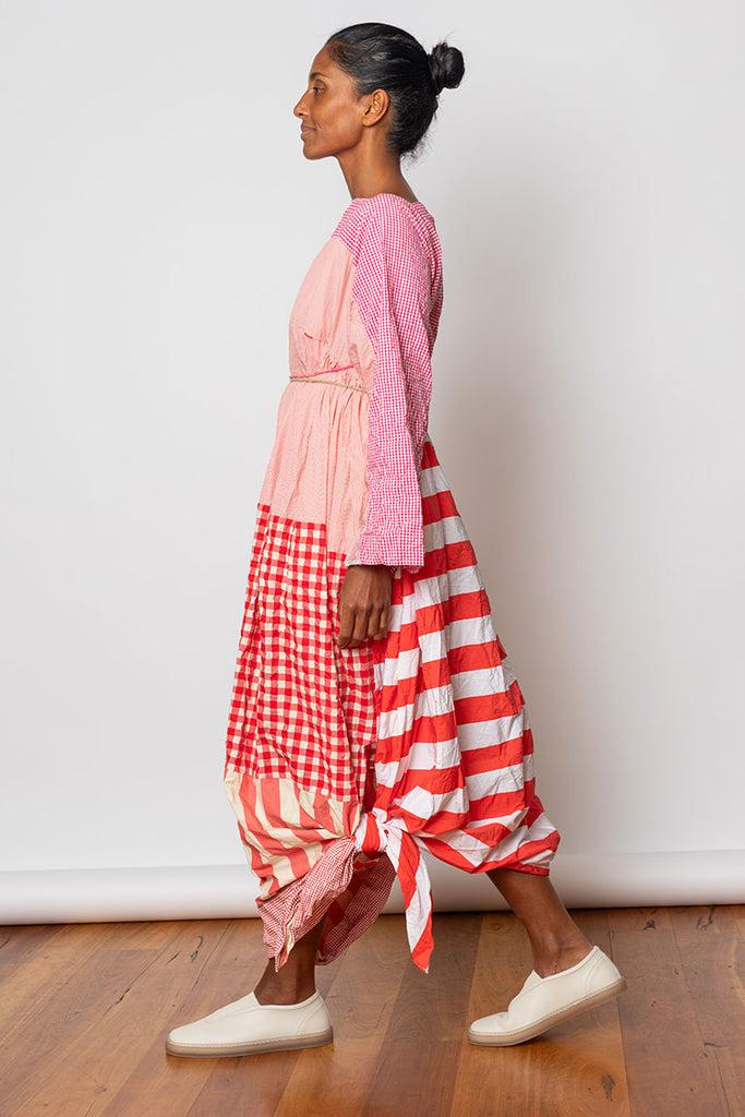Abito Paprika Dress - White/Red