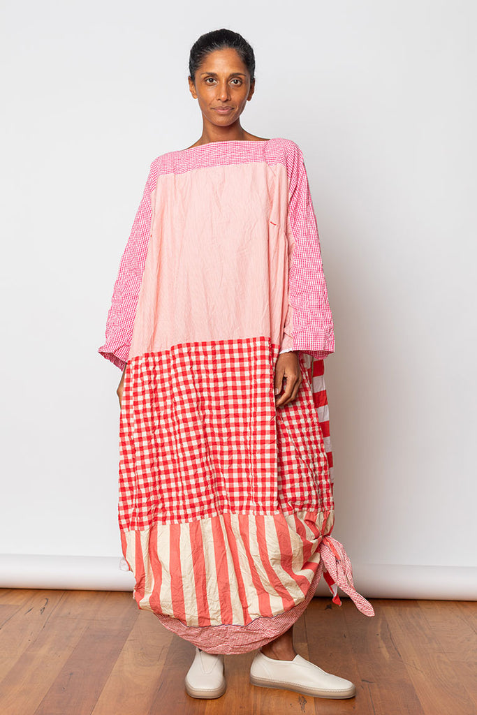 Abito Paprika Dress - White/Red
