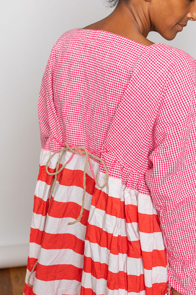 Abito Paprika Dress - White/Red