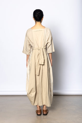 Abito Dress Colletto Ptc Lavato - Natural