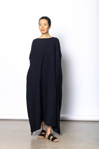 Abito Dress Spicchi Taglio Lavato - Black