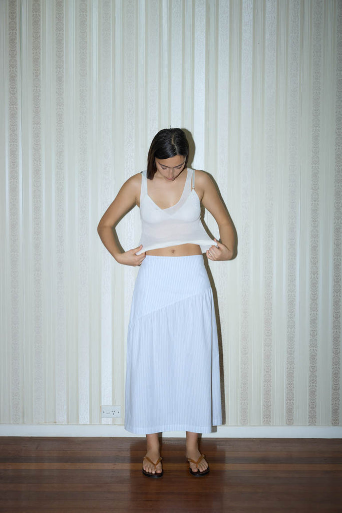 Angle Skirt - Sage Skirt