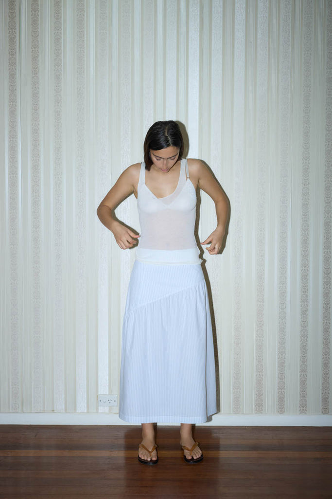 Angle Skirt - Sage Skirt