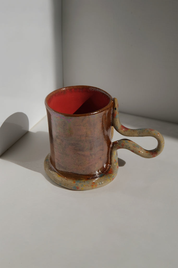 Snake Cup - Copper/Red/Confetti