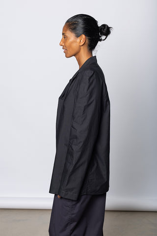 Ascot Blouse - Squid Ink