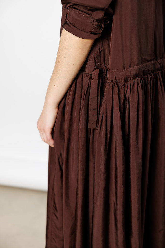 BB Long Sleeve Dress - Prune