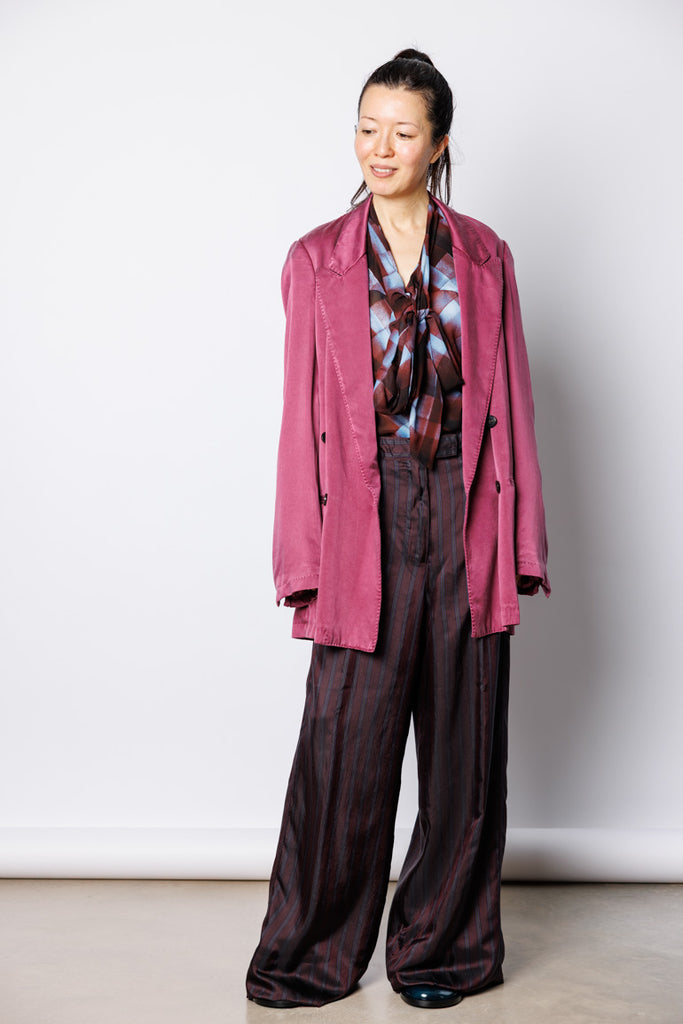 Blink Overdyed Blazer - Raspberry