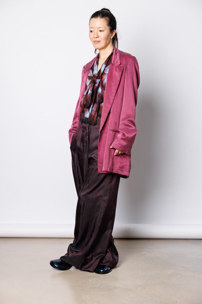 Blink Overdyed Blazer - Raspberry
