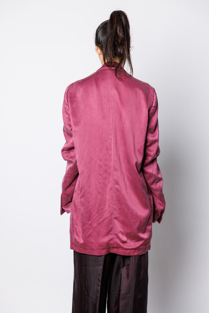 Blink Overdyed Blazer - Raspberry