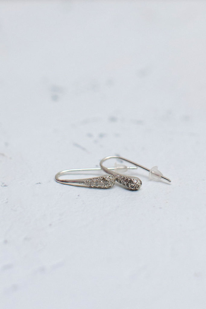 Bo Tina Earrings - 8X8 Diamonds