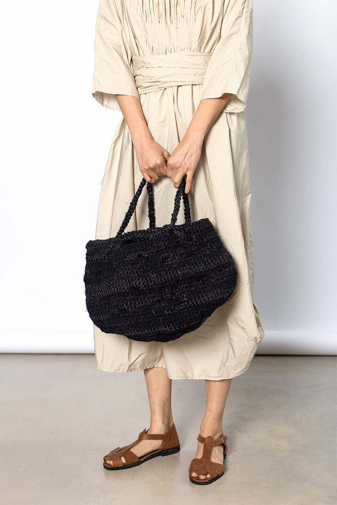 Borsa Crochet Bag Prugna - Black Mix