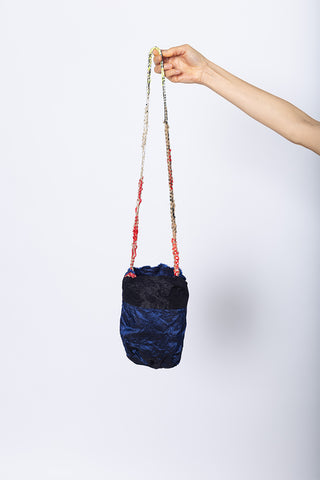 Borsa Crochet Bag Pesca - Blue Mix