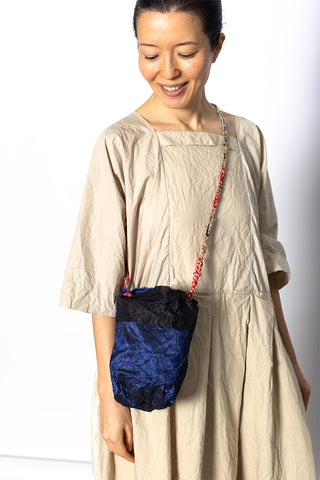 Borsa Crochet Bag Pesca - Blue Mix