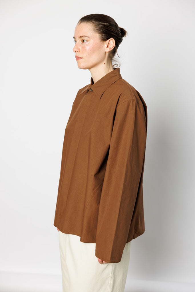 Breton Shirt - Chestnut