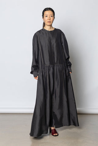 Buttoned Dress - Black