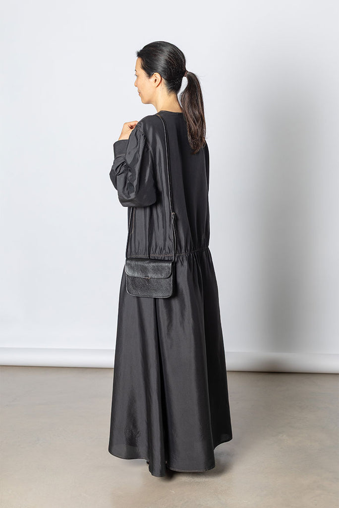 Buttoned Dress - Black