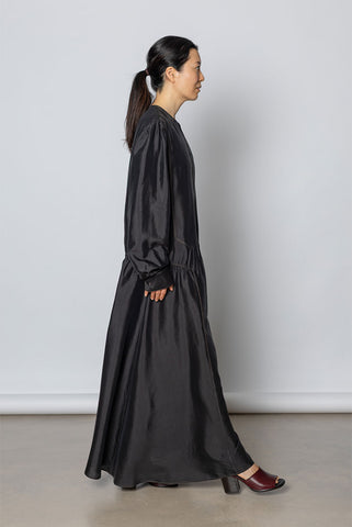 Buttoned Dress - Black