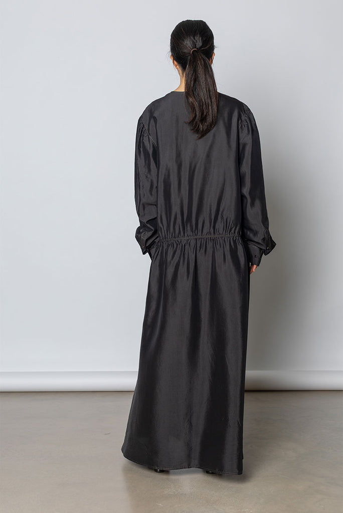 Buttoned Dress - Black