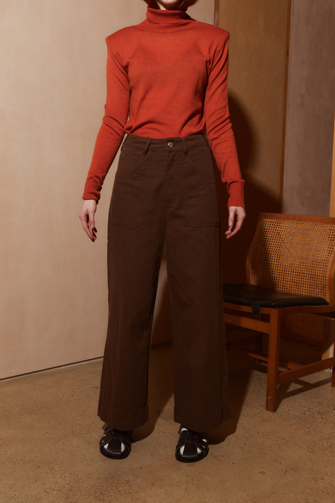 Carpenter Trouser - Chocolate