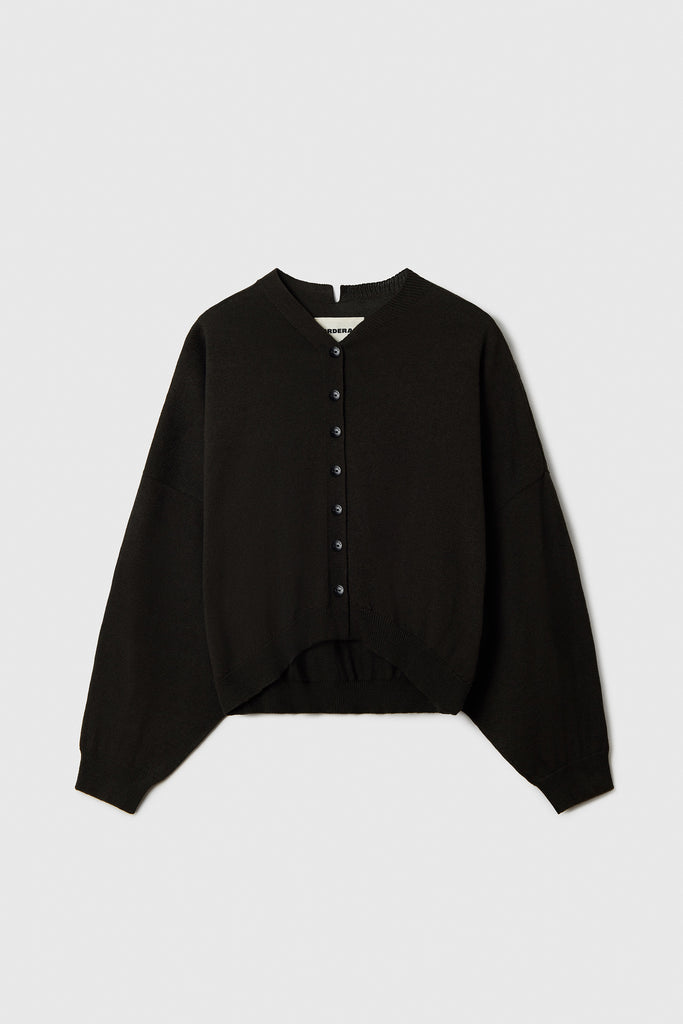 Cotton Cashmere Cardigan - Dark Moss