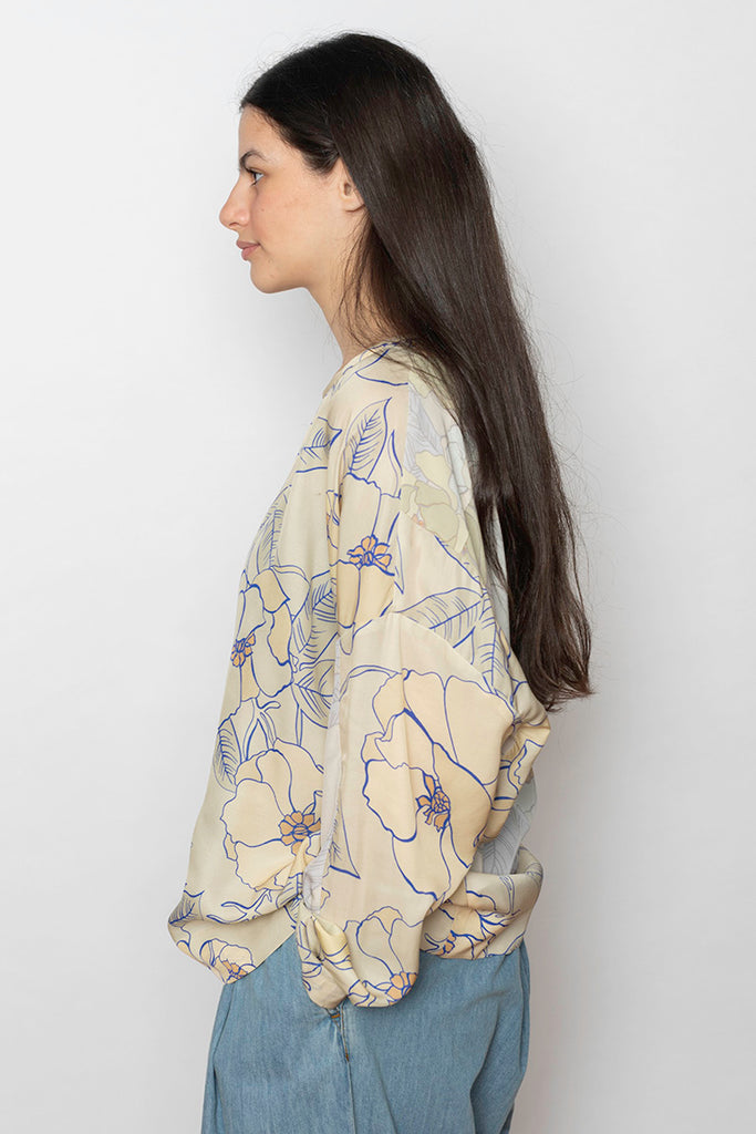 Caias Floral Blouse - Blue