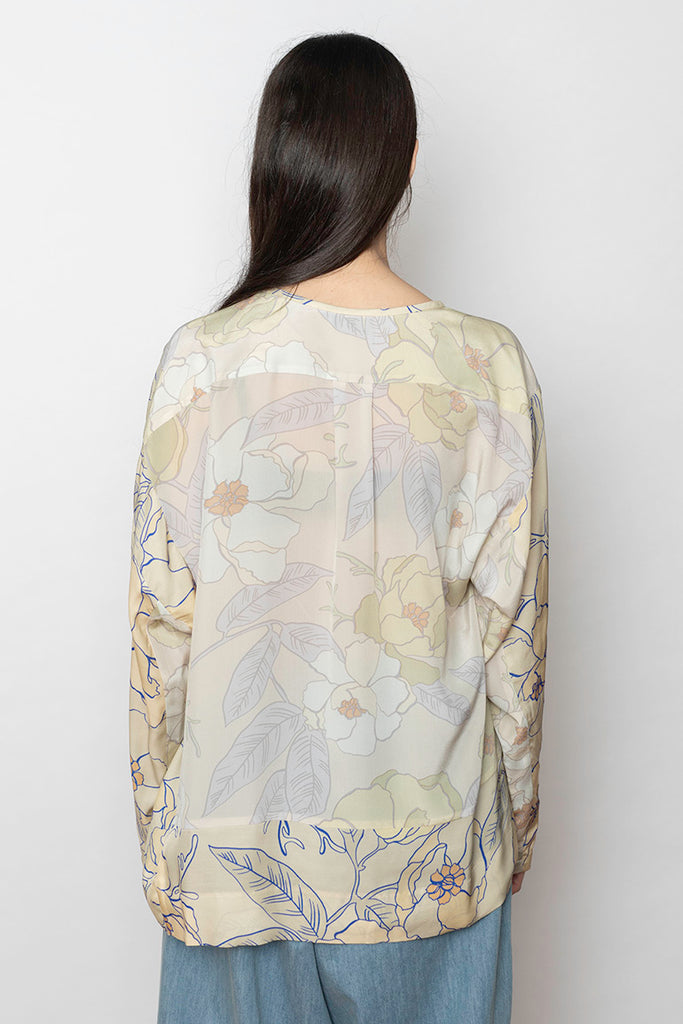 Caias Floral Blouse - Blue