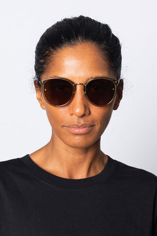 Calthorpe Sunglasses - Khaki/Light Gold/Khaki