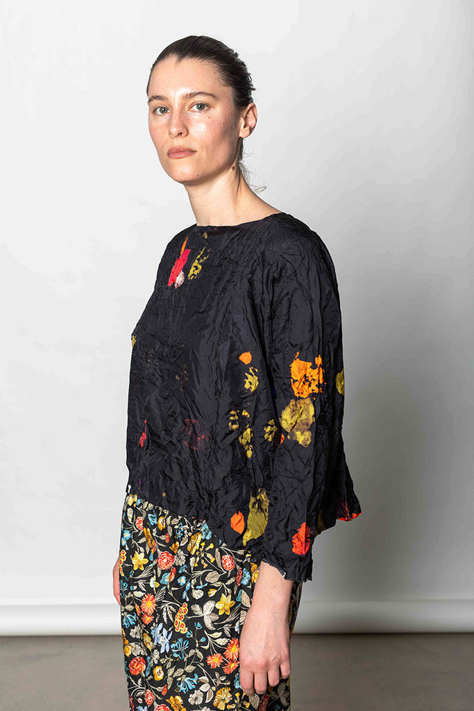 Camicia Shirt Collo Tondo CM Manica Lavata - Multi