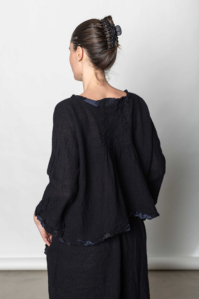 Camicia Shirt Remi Lavata  - Nero