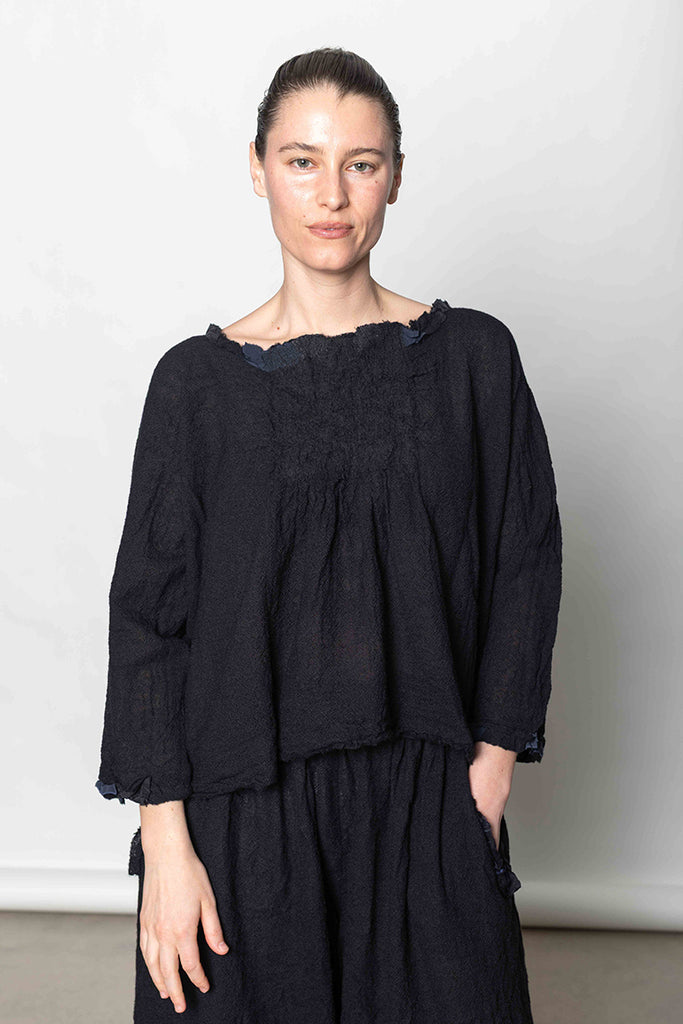 Camicia Shirt Remi Lavata  - Nero