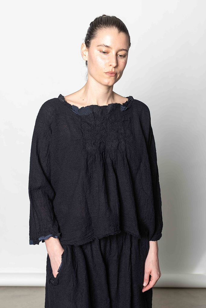 Camicia Shirt Remi Lavata  - Nero