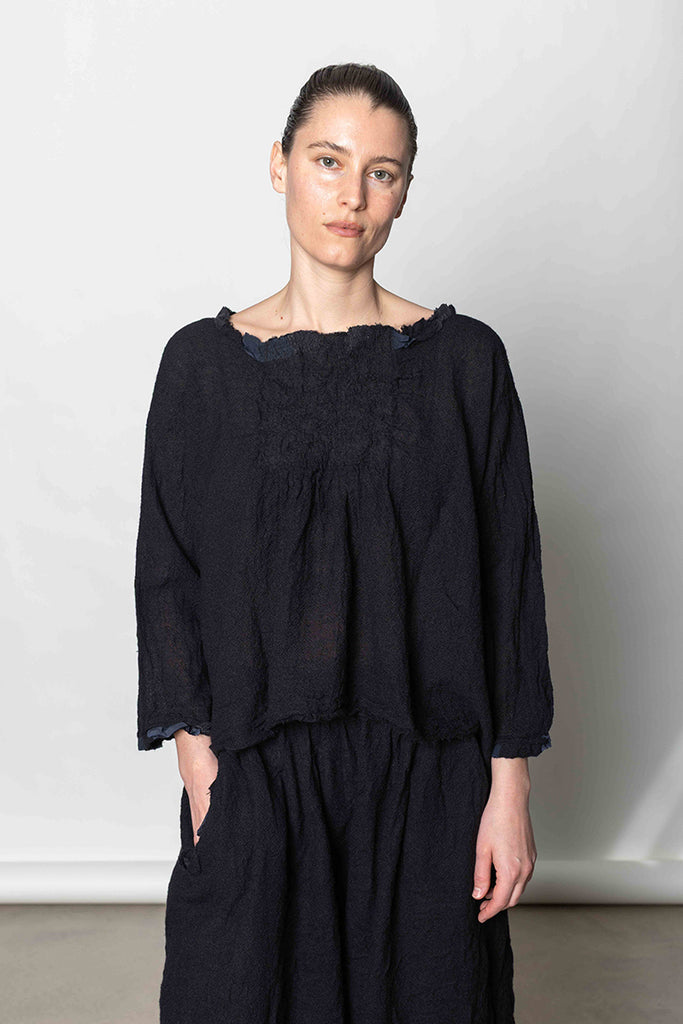 Camicia Shirt Remi Lavata  - Nero