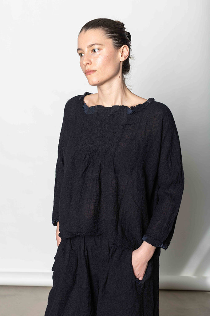Camicia Shirt Remi Lavata  - Nero