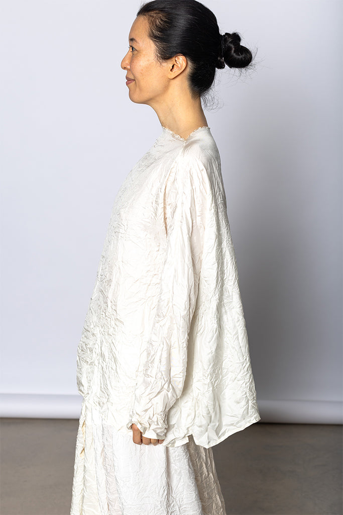 Camicia Shirt Lunedi Cimosa Collo Lavata - Cream