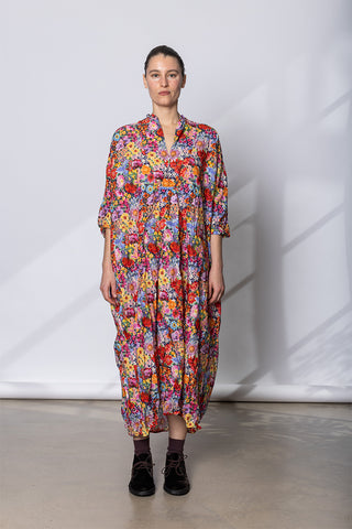 Camicione Shirt Kora Inverno Lungo TB Lavata - Multi Floral G